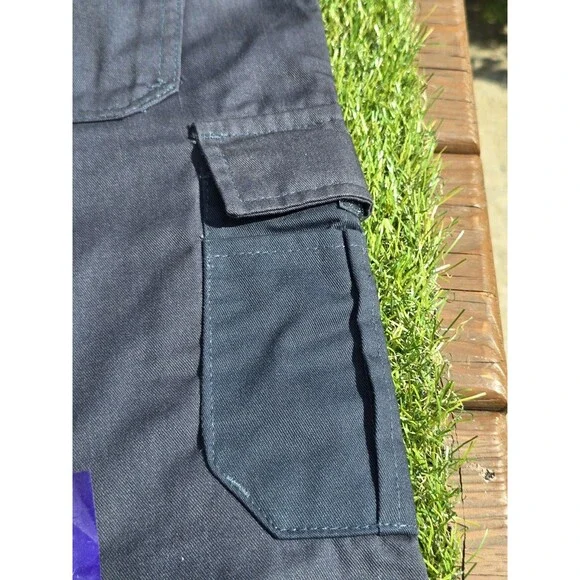 Woodland Workwear Kneedz Blue Work Pant Gel Knee Pads Built-in Relaxed 40x32 NWT - Picture 11 of 14